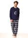 Pijama p-u barbati KEY MNS 863 50887 foto 2